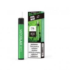 Одноразовая электронная сигарета Vaporlax aero - Cool Mint 800 затяжек